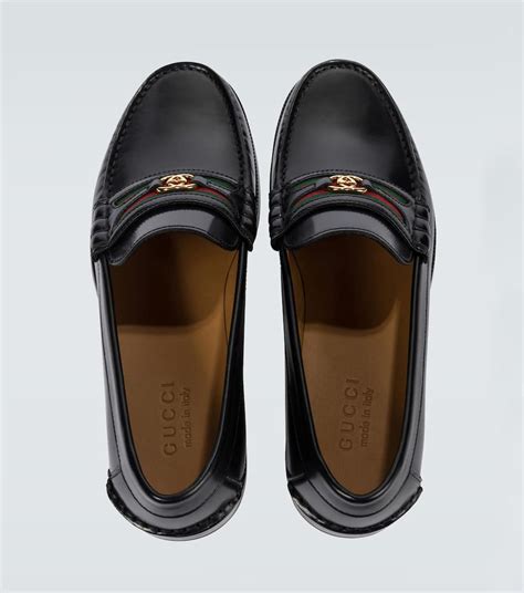 gucci women's loafer with interlocking g